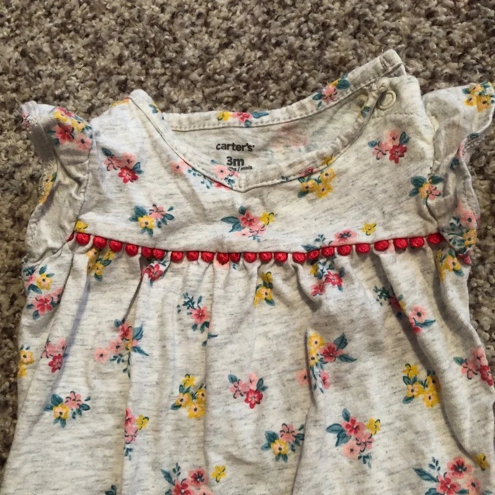 Carter’s Floral and Graphic Baby Onesies Bundle
